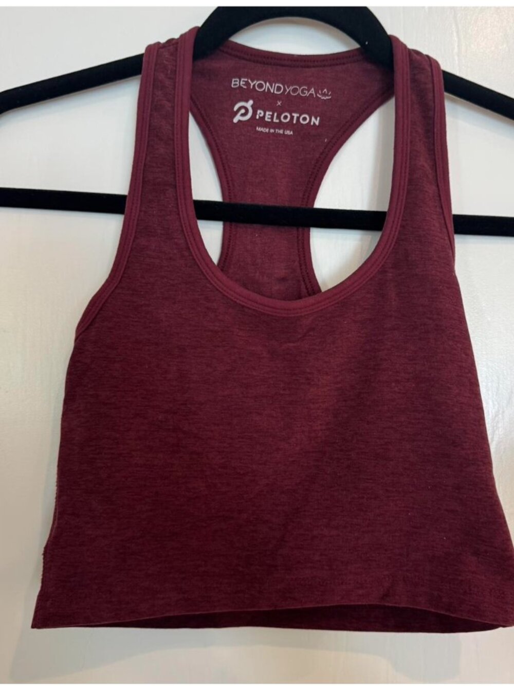 Beyond Yoga x Peloton workout top